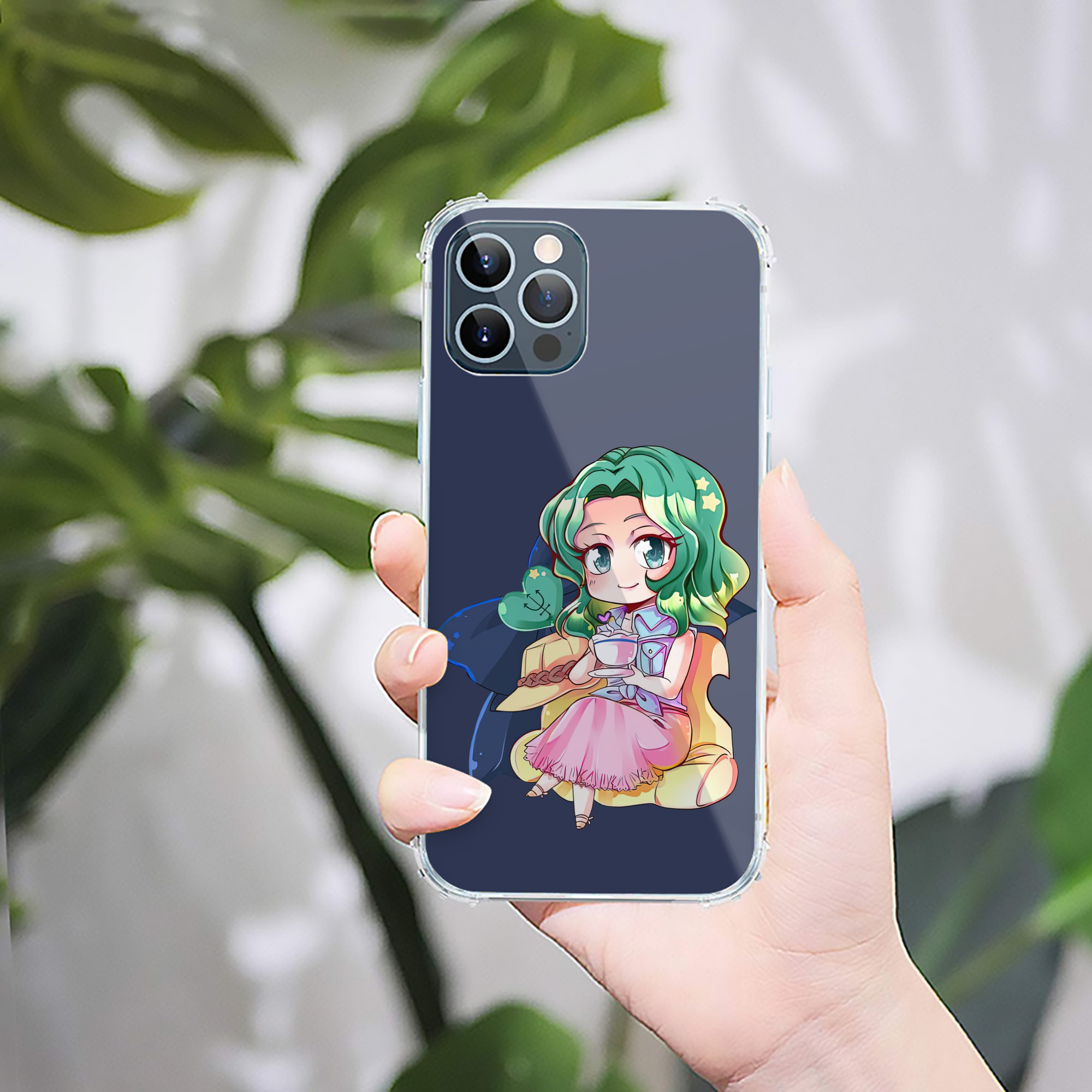 （画像用） 美少女戦士セーラームーン 海王 みちる（かいおう みちる） Sailor Moon Kaiou Michiru 【iPhone 12シリーズ対応】透明スマホケース（クリアソフトケース）